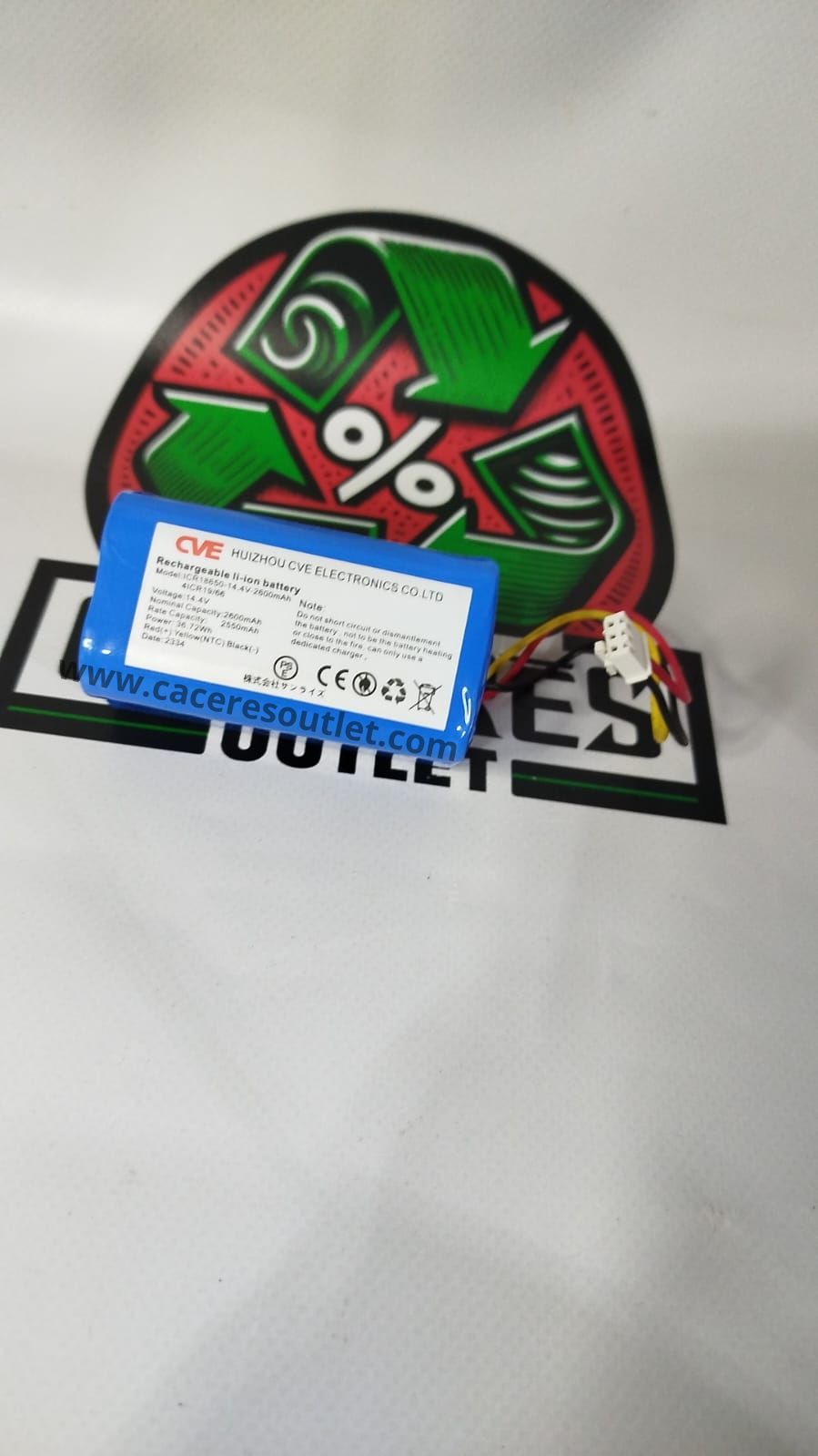 Batería de litio 2800 mAh. Conga 2299 2499 - Cáceres Outlet