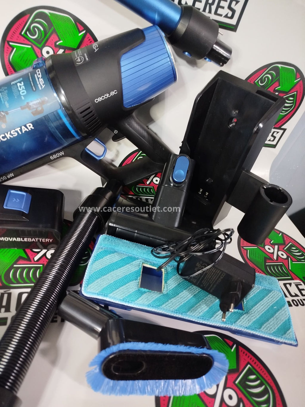 Aspiradora Vertical Cecotec Conga Rockstar 8500 - Cáceres Outlet