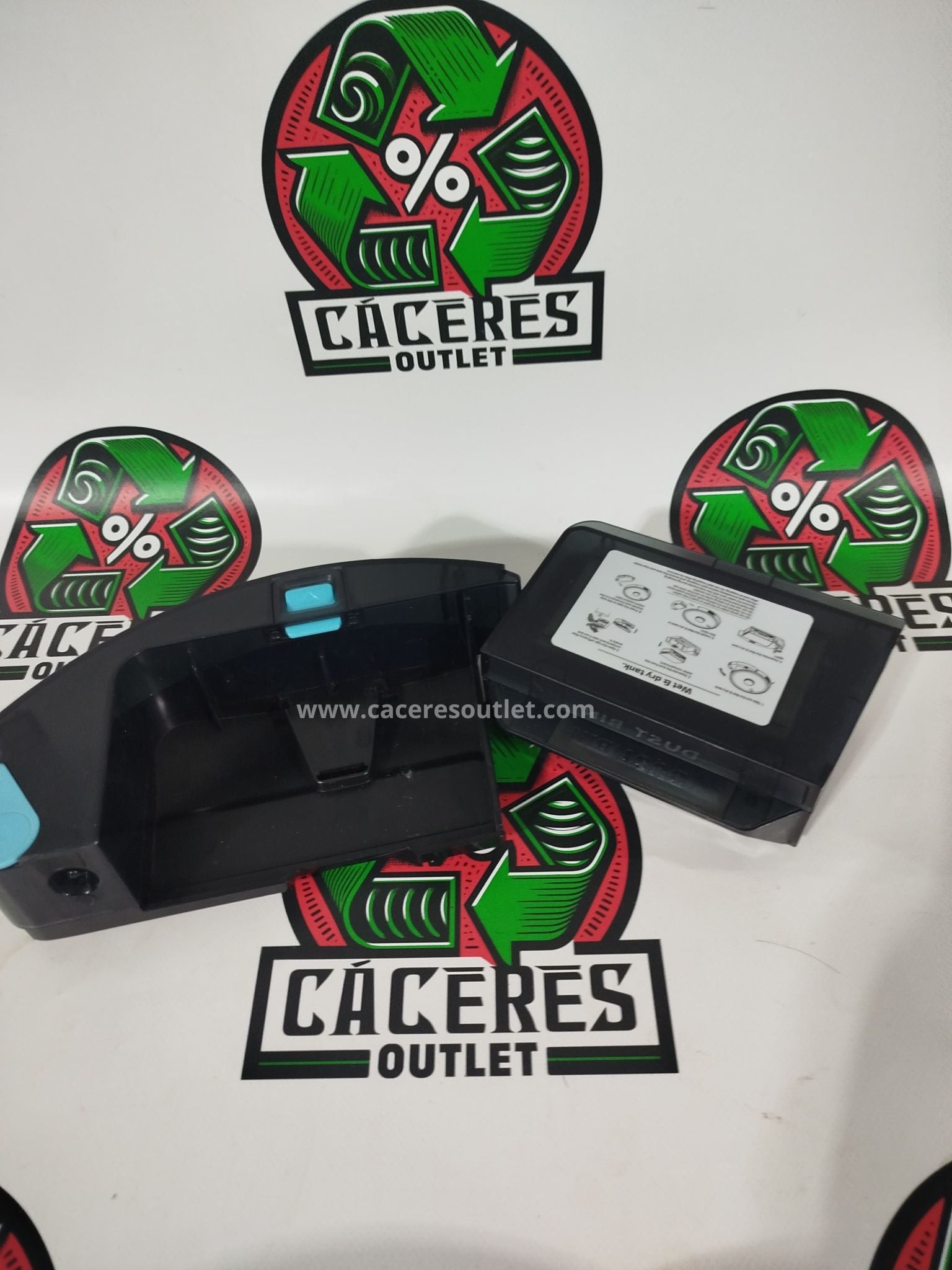 Depósito de Polvo para Tanque Mixto - Cecotec Conga 4090, 5090, 5490, 6090, 7090 - Cáceres Outlet